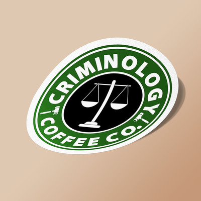 استیکر Criminology Coffee Co.