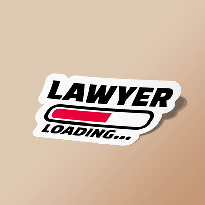 استیکر Lawyer loading
