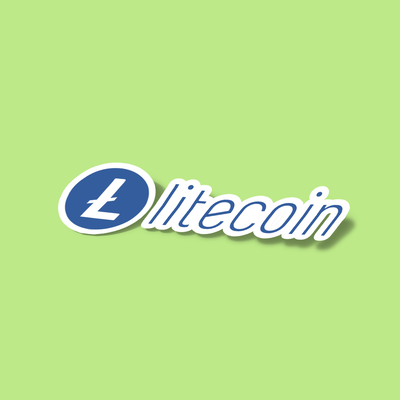 استیکر litecoin-ltc-logo-full