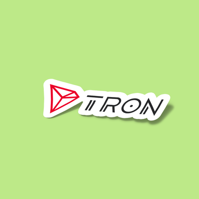 استیکر tron-trx-logo-full