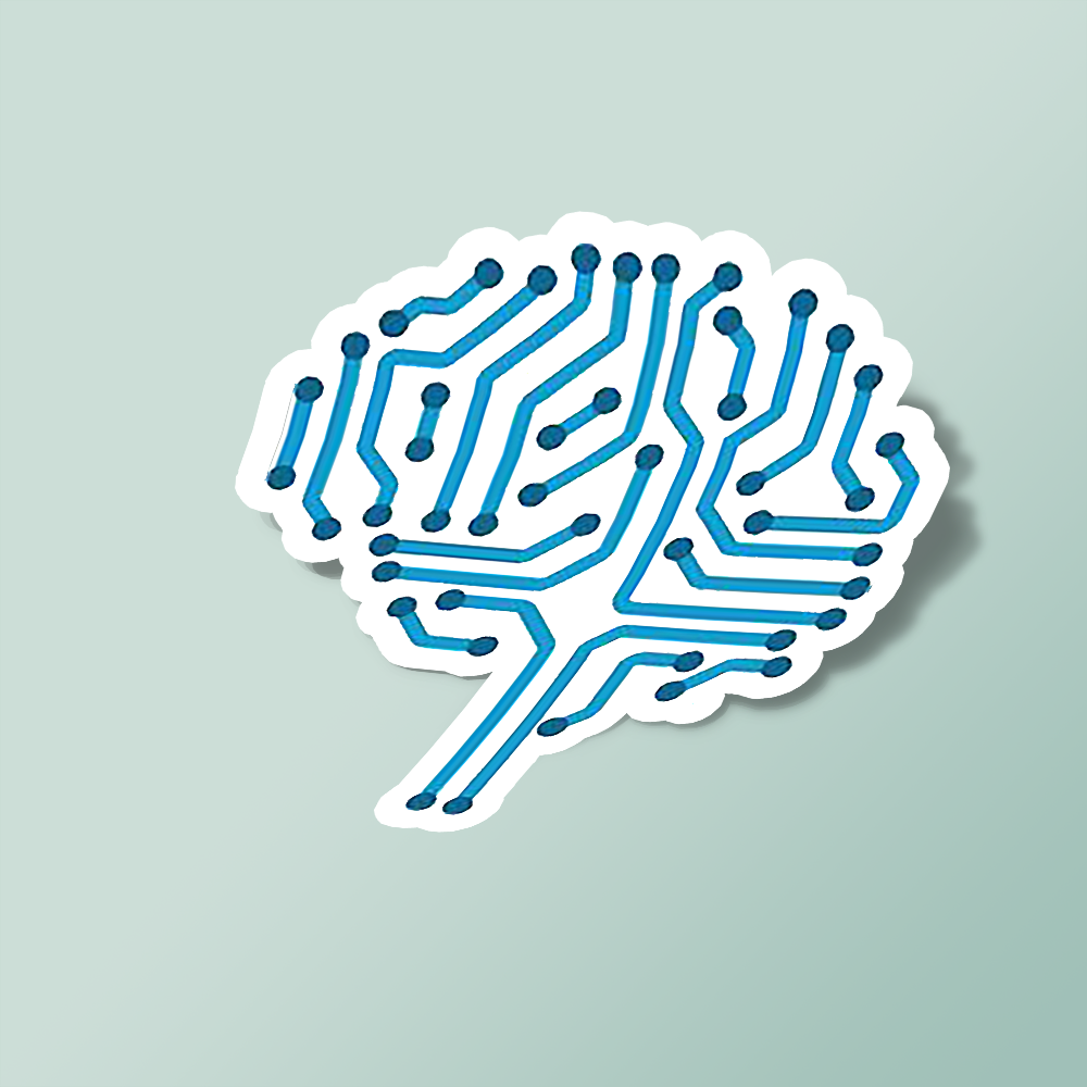 استیکر Artificial Intelligence Logo