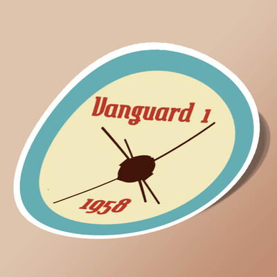 استیکر Vanguard 1 Retro