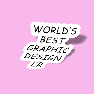استیکر World's Best Graphic Designer