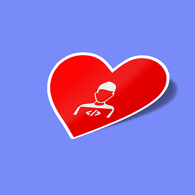 استیکر In Love With a Software Developer