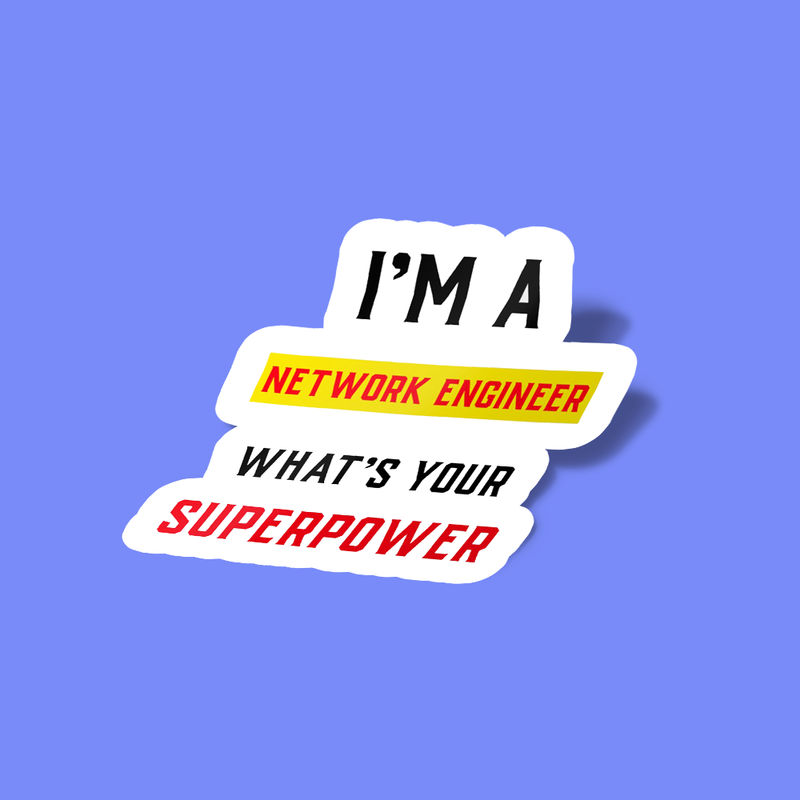 استیکر Network Engineer