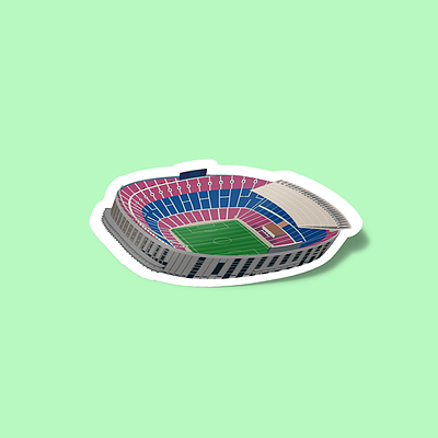 استیکر Camp Nou, Barcelona