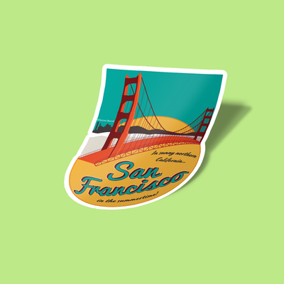 استیکر Retro San Francisco Sticker