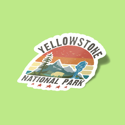 استیکر Yellowstone National Park Sticker