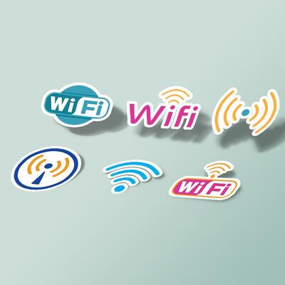 استیکر Wifi Logo