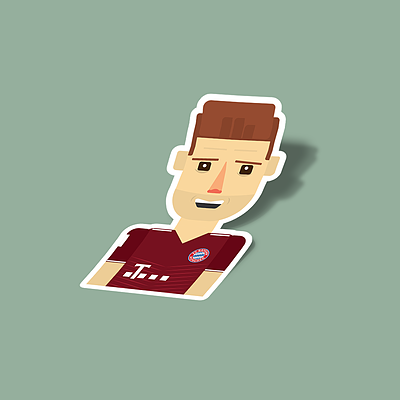 استیکر thomas muller