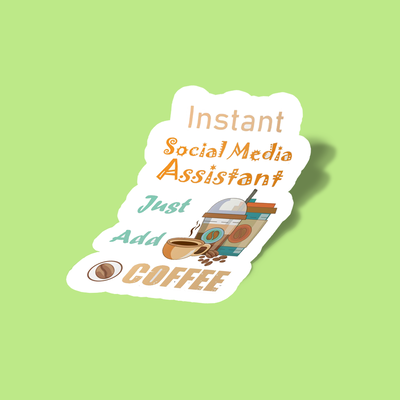 استیکر social media assistant job, humor, joke, meme Sticker