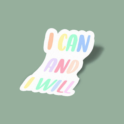 استیکر I Can and I Will