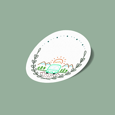 استیکر بریم سفر 