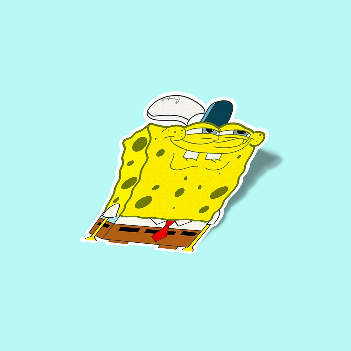 استیکر Spongebob meme Laugh