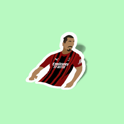 استیکر Zlatan in AC Milan
