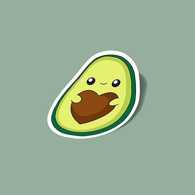 استیکر Lovely Avocado
