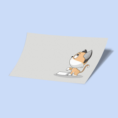 استیکر Cute cat Card