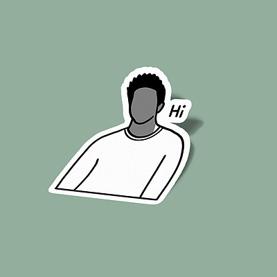 استیکر Ross gets Tanned