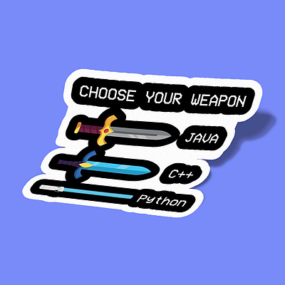 استیکر Computer Eng-33 Programmer's Weapon  