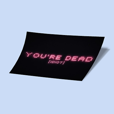 کارت استیکر You are Dead