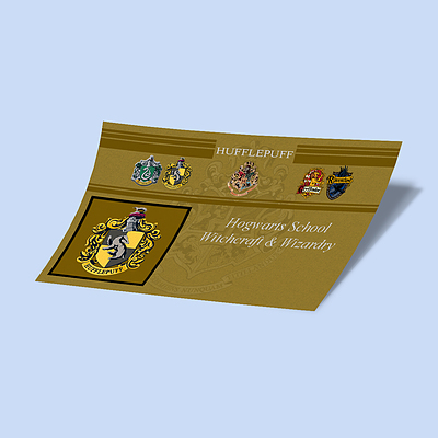 کارت استیکر Harry Potter-Hufflepuff