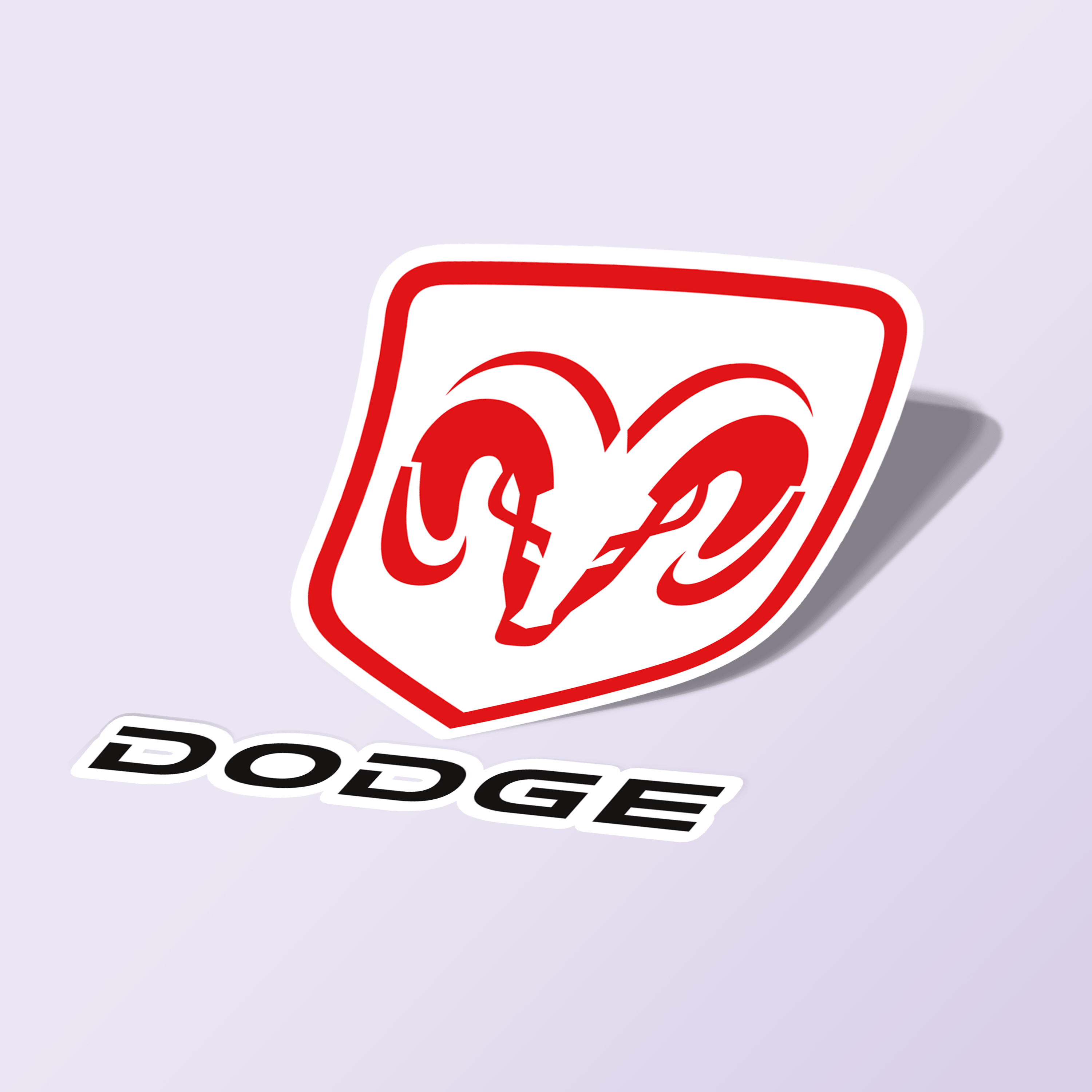 استیکر Dodge-logo-1990