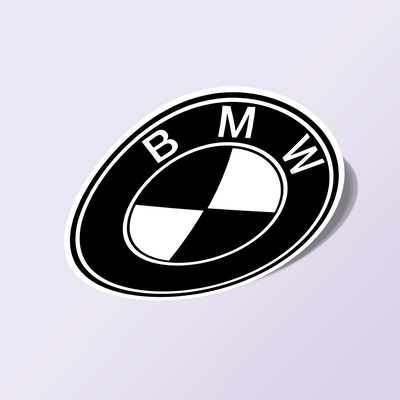 استیکر BMW-logo-black