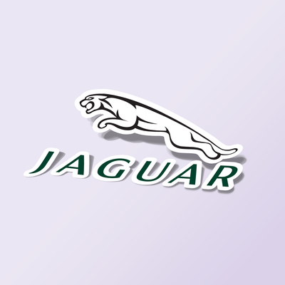 استیکر Jaguar-symbol-green