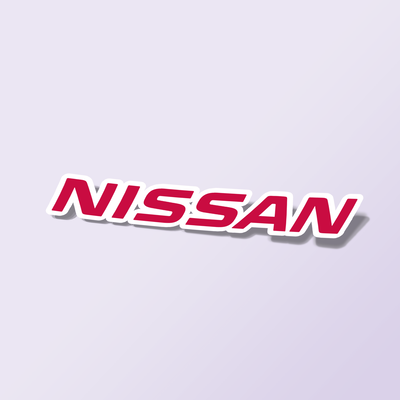 استیکر Nissan-text-logo
