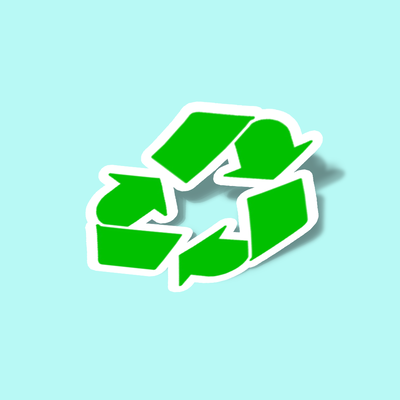 استیکر Leonard's Other Recycling Symbol