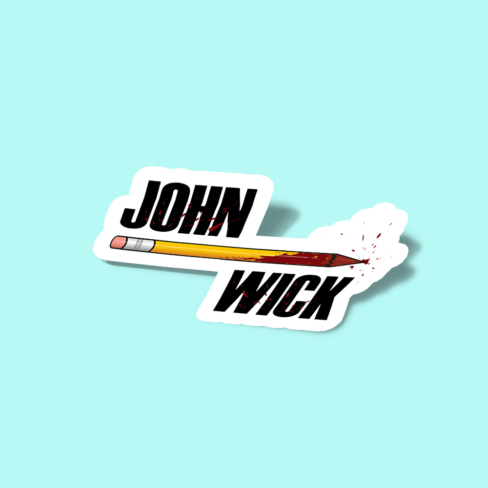 استیکر John wick 01
