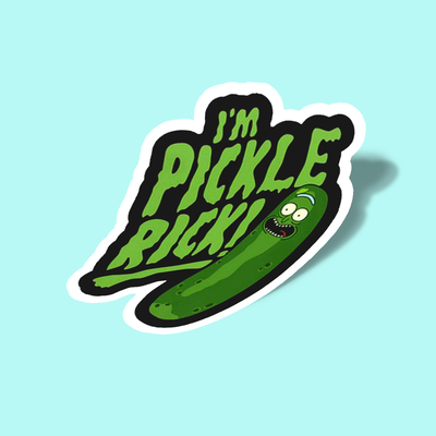 استیکر pickle rick 02