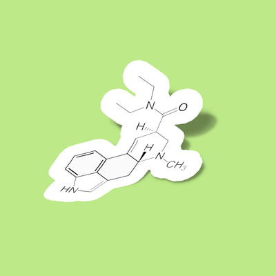 استیکر LSD Molecule
