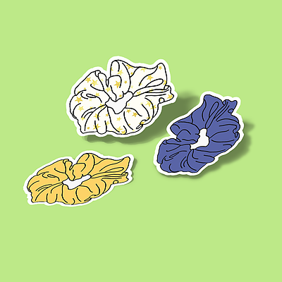 استیکر Scrunchie Pack