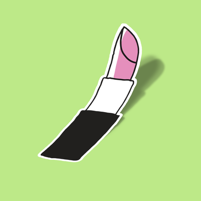 استیکر Pink lipstick