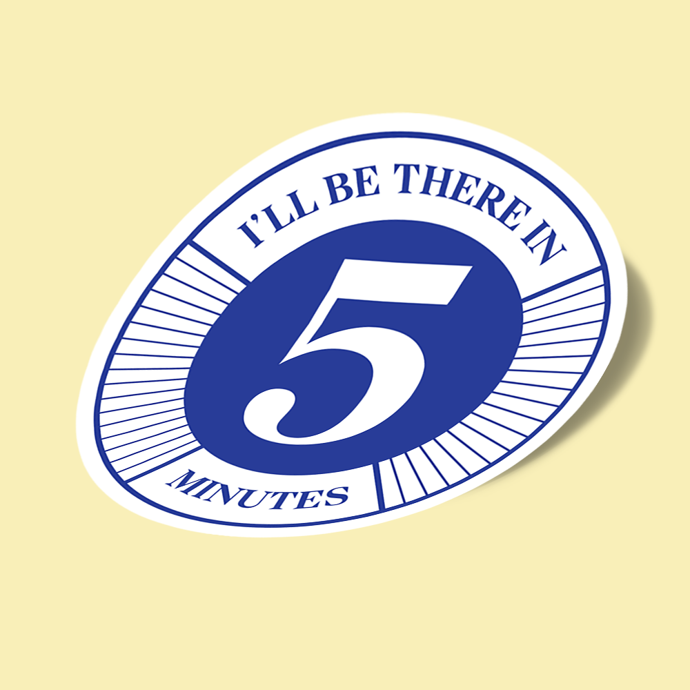 خرید و قیمت i will be there in five minutes ترب