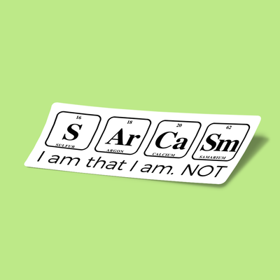 sarcasm periodic table