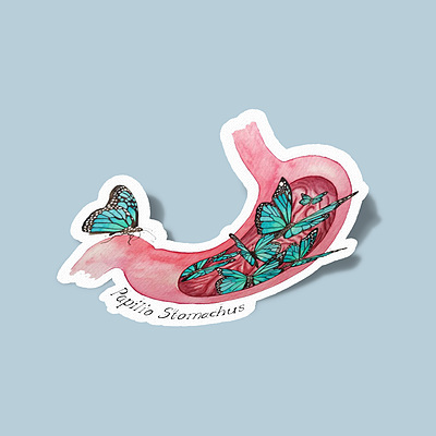 استیکر stomach