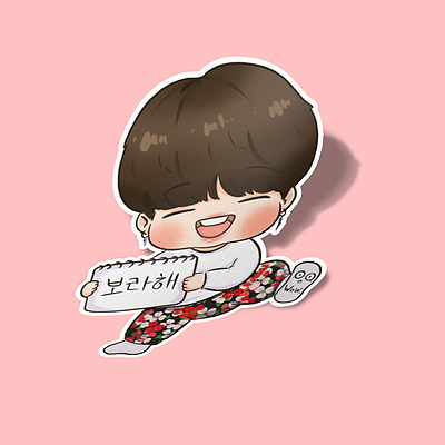 استیکر RUN BTS Jimin